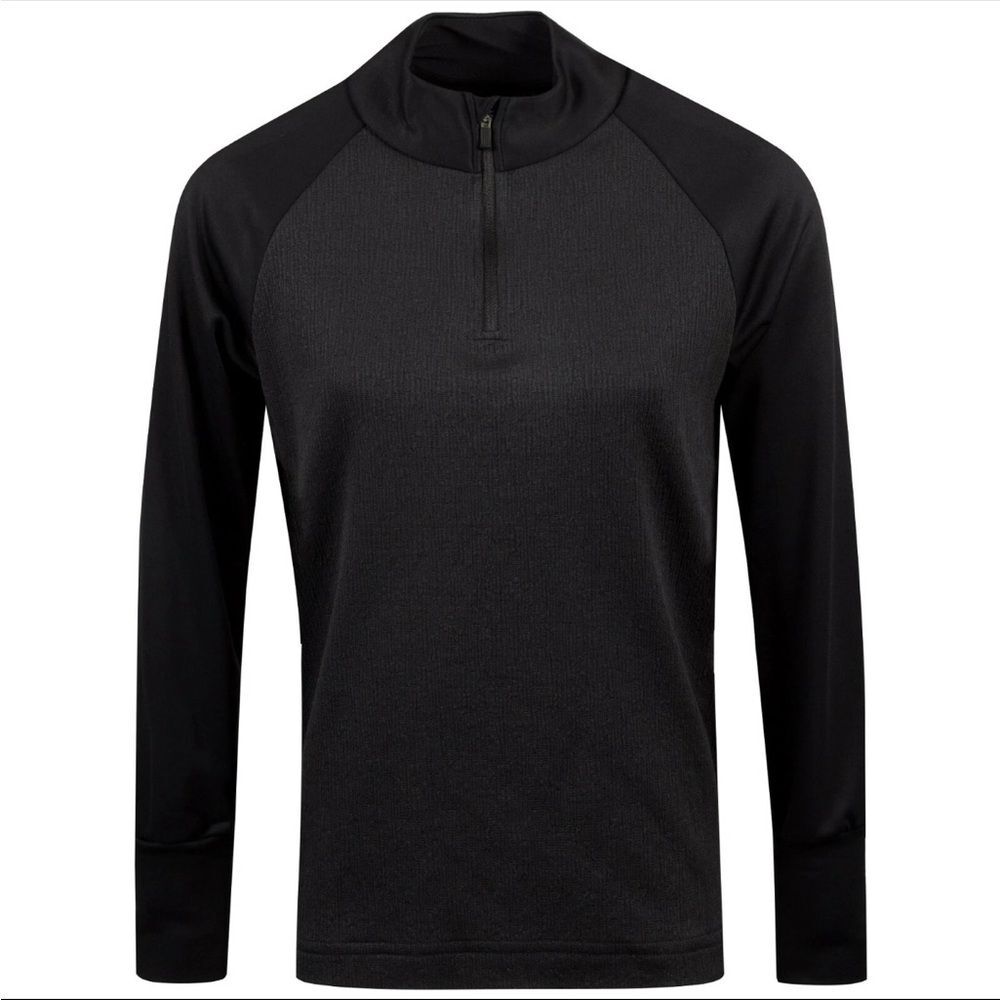Nike Therma Dri-FIT Golf Half Zip Pullover Black Sweater Women’s S Layering